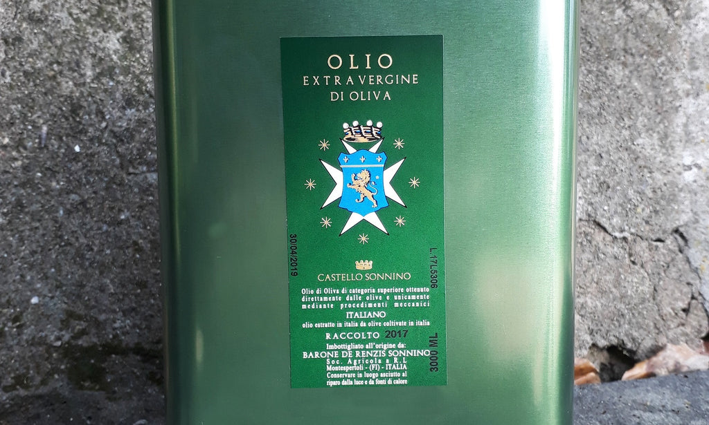 Castello Sonnino, Cold Pressed Extra Virgin Olive Oil 2019