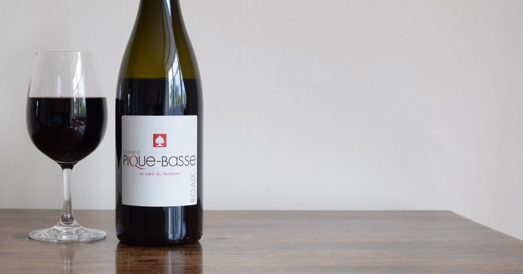 Domaine Pique-Basse, Au Coeur du Ventabren, Cotes du Rhone Villages Roaix, France 2015