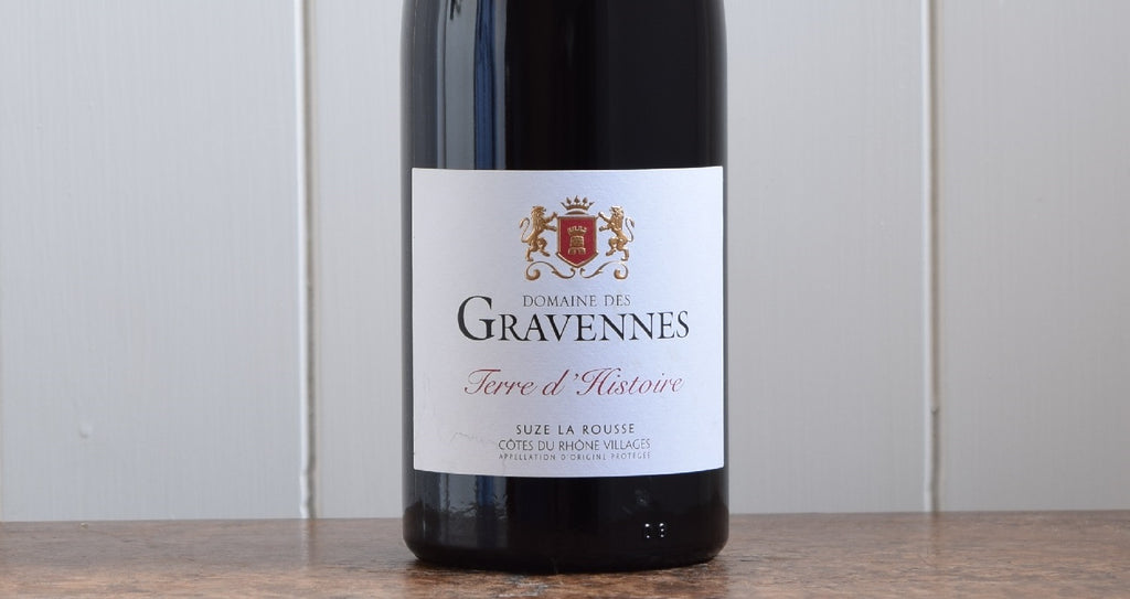 Domaine des Gravennes, Terre d'Histoire, Cotes du Rhone Villages Suze La Rousse, France 2019